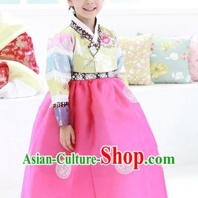 Korean Traditional Girls Hanbok Dress Ceremonial Clothing Korean Fashion Shopping online