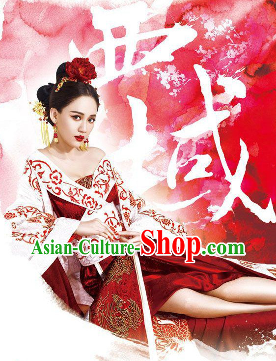 Chinese TV Drama Film Gu Zhuang Costumes Chinese TV Drama Film Gu Zhuang Costumes
