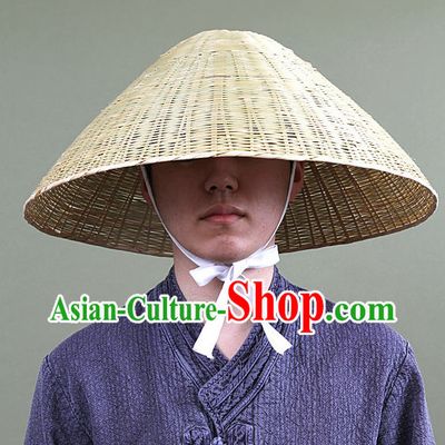 Traditional Korean Ancient Bamboo Hat for Men