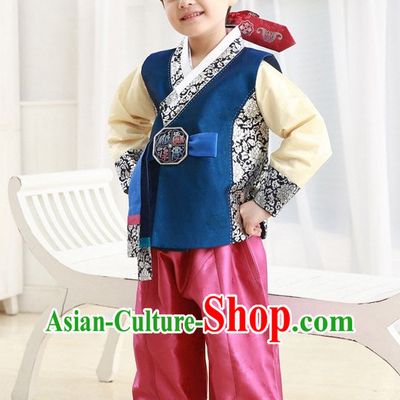 Korean Traditional Hanbok Clothing Complete Set for Children