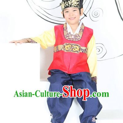 Korean Traditional Hanbok Clothing Complete Set for Children