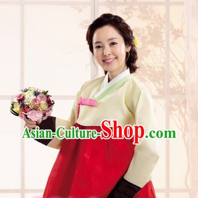 Korean Traditional Hanbok Wife Clothing