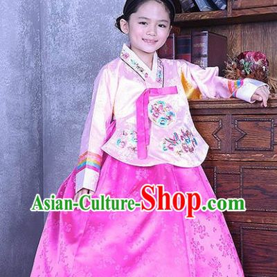 Top Korean Traditional Custom Made Birthday Princess Hanbok Complete Set for Girls