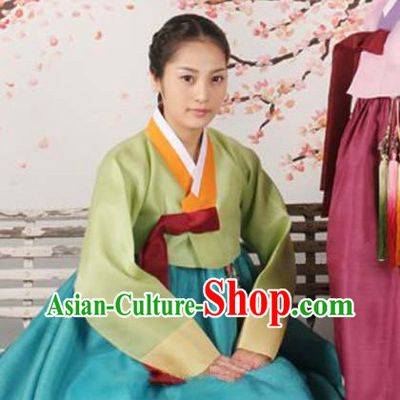 Top Korean Traditional Custom Made Hanbok Clothing Complete Set for Women
