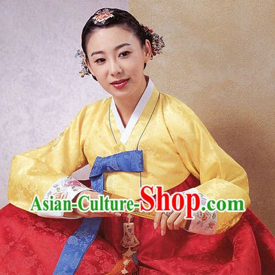 Top Korean Fashion Traditional Hanbok Clothes Complete Set for Ladies