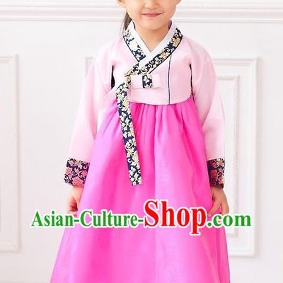 Top Korean Traditional Custom Made Birthday Hanbok Complete Set for Girls
