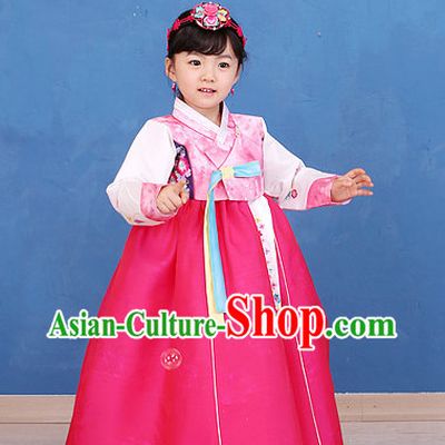 Top Korean Traditional Custom Made Birthday Hanbok Complete Set for Girls