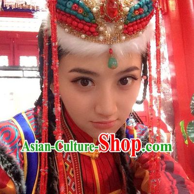 China Ancient Mongolian Princess Hat