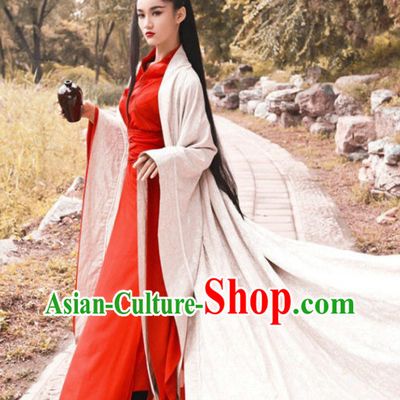 Chinese Traditional Swordswomen Costumes Complete Set