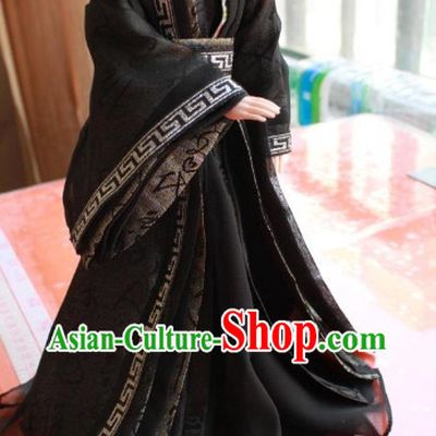 Asian Halloween Costumes Black Costume for Ancient Chinese