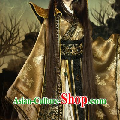 Chinese Prince High Shoulder Costumes Top China Fashion Halloween Asia Fashion