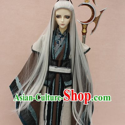 Asian Fashion Chinese Black Hanfu Dresses for Men