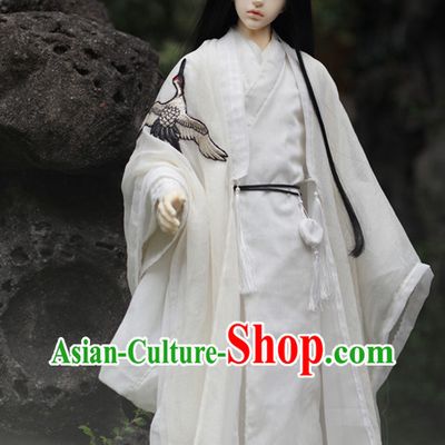 Top Chinese White Hanfu Costumes China Fashion Korean Fashion Halloween Asian Fashion for Adults
