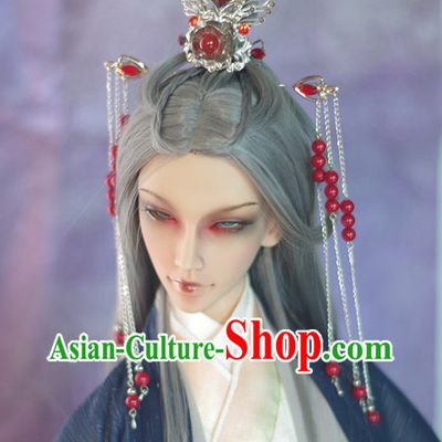 Chinese Traditional Long Wig and Accessories Updo Wigs Lace Front Wigs Geisha Wig Chinese Wigs