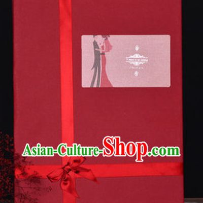 Beautiful Wedding Guest Signatures Cloth Book