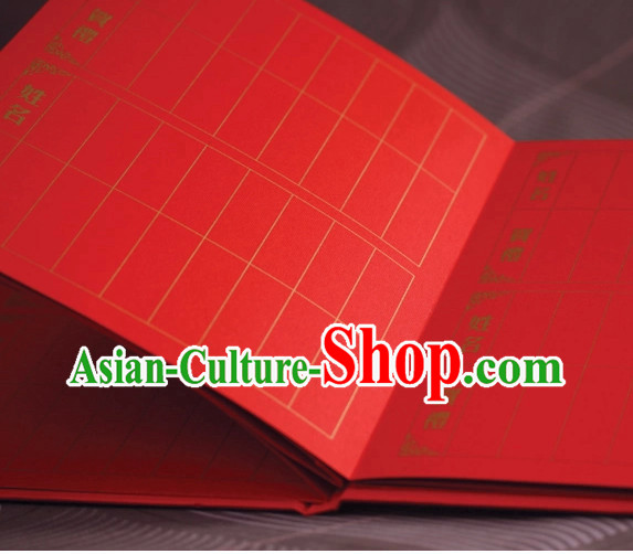 Chinese Classic Wedding Guest Signatures Cloth Book Chinese Classic Wedding Guest Signatures Cloth Book