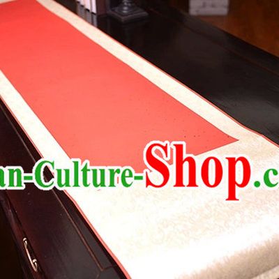 2 Meters Long Chinese Classical Wedding Guest Signatures Cloth Scroll