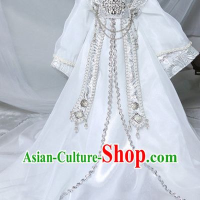 Asian Fashion Chinese White Wedding Dress for Men