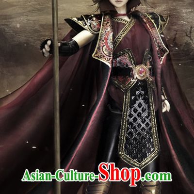 Asian Fashion Chinese Solider Cosplay Costumes and Headwear
