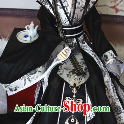Chinese Emperor Costumes and Headwear for Adults