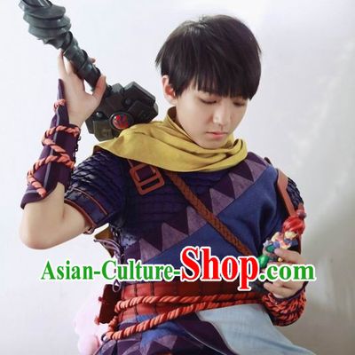 Asian Fashion Traditional Chinese Knight Costume for Men