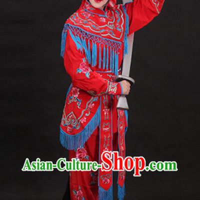 Classical China Peking Opera Hua Dan Costumes and Hat Complete Set