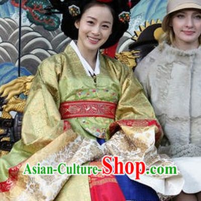 Korean Princess Hanboks Wig and Hair Accessories Complete Set