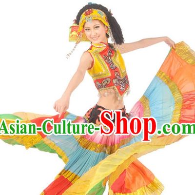 China Shop Chinese Dance Costumes Dancewear Complete Set for Women