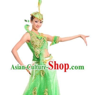 China Shop Chinese Peacock Dance Costumes Girls Dancewear for Women