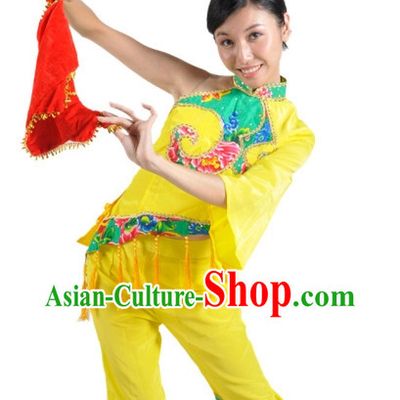 China Shop Chinese Classic Fan Dance Costumes Girls Dancewear for Women