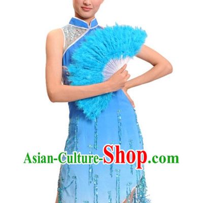 China Shop Chinese Classic Fan Dance Costumes Girl Dancewear for Women