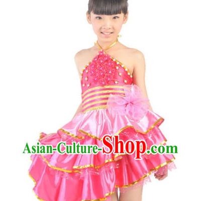Custom Made China Kids Dance Costumes Ballerina Costume Burlesque Costumes Salsa Costumes