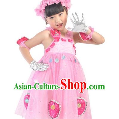 Custom Made Kid Dancing Costume Ballerina Costume Burlesque Costumes Salsa Costumes