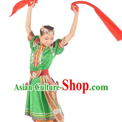 Custom Made Chinese Mongolian Dance Attire Costumes for Women