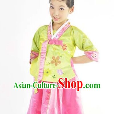 Custom Made Chinese Korean Kids Team Dance Costumes