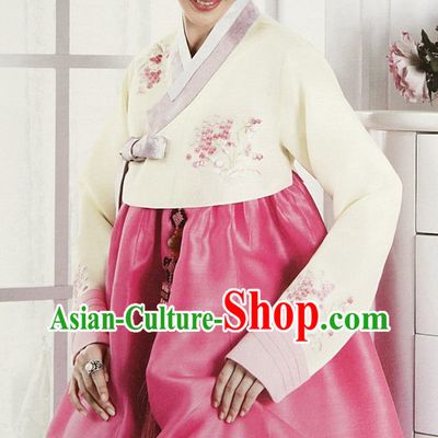Korean Traditional Special Day Hanbok Dresses Complete Set for Ladies