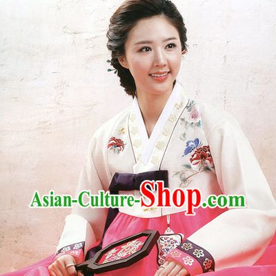 Korean Mother of the Bride Dress Hanboks Complete Set