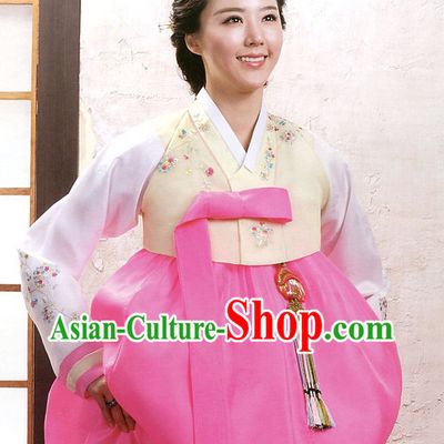 Korean Traditional Mother of the Bride Dresses Hanbok Clothing Complete Set