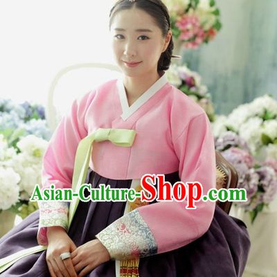 Traditional Korean Lady Hanbok Traditional Dresses Complete Set