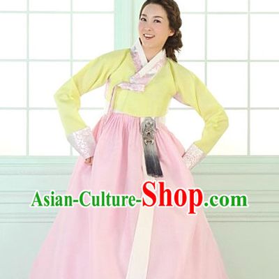 Korean Women Fashion Traditional Hanboks Wedding Costumes Complete Set