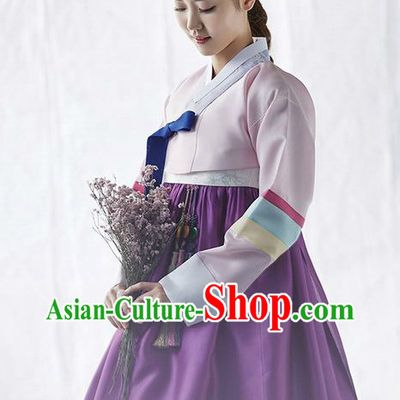 Korean Women Fashion Traditional Hanbok Wedding Dress Complete Set