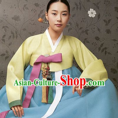 Top Korean Traditional Hanbok National Costumes Complete Set for Girls