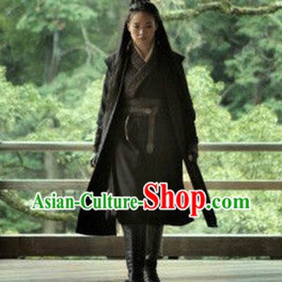 China Ancient Female Killer Film Costumes Complete Set for Women