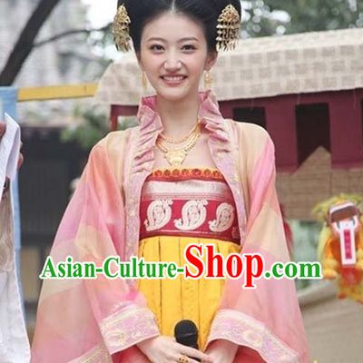 Asian Fashion Chinese Princess Costumes and Hair Accessories Complete Set for Women