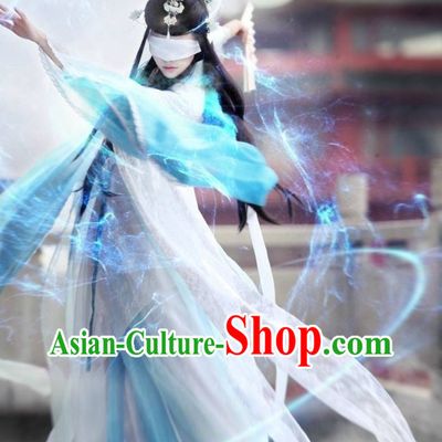 Chinese Costumes Traditional Clothing China Shop Heroine Cosplay Halloween Costumes