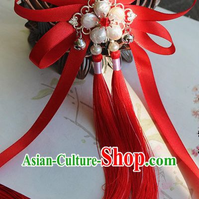 Chinese Traditional Red Hair Bands