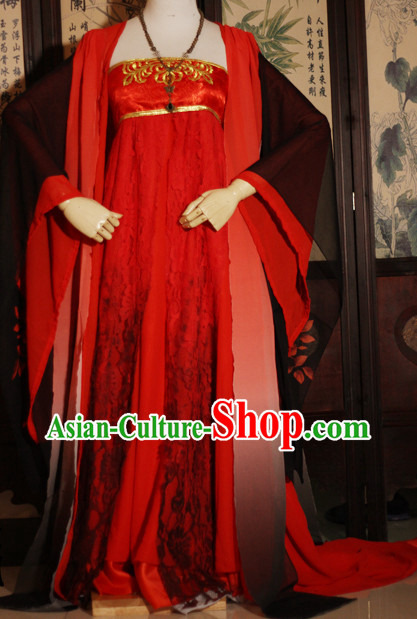 Chinese costumes halloween costume empress emperor hanfu outfit suit Chinese costumes halloween costume empress emperor hanfu outfit suit