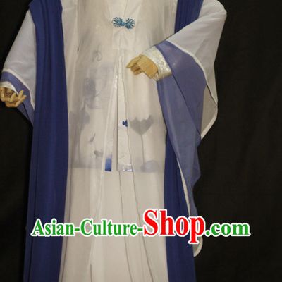 Asia Fashion Mandarin Collar Poet Cosplay Costumes Complete Set for Women
