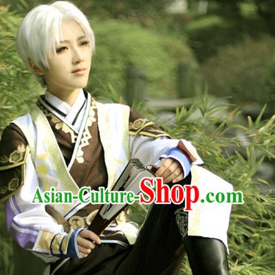Asia Fashion Kung Fu Master Cosplay Costumes Complete Set for Men