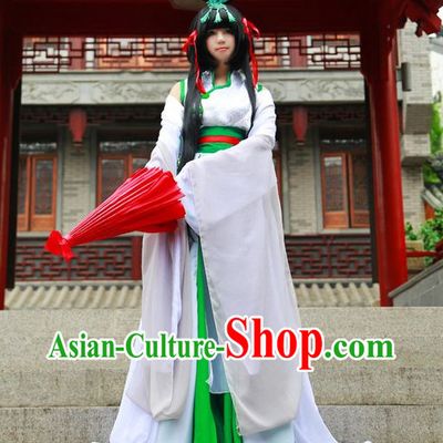 Asian Fashion Chinese Fairy Cosplay Costumes Complete Set for Women